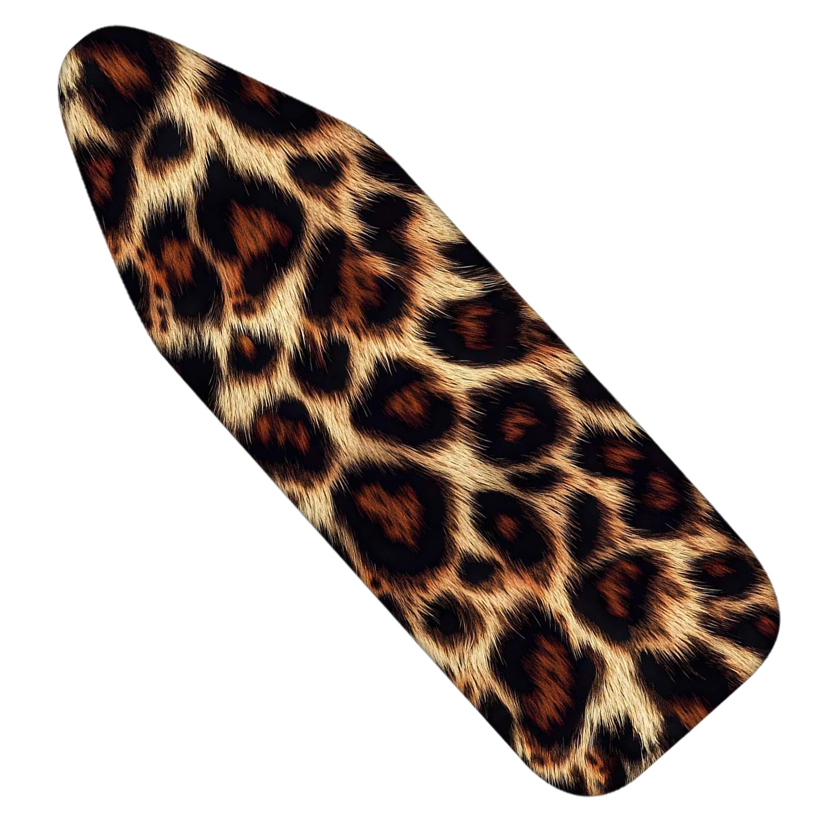 Nuxovilar Realistic Leopard Print Ironing Board Cover 15x54 Polyester