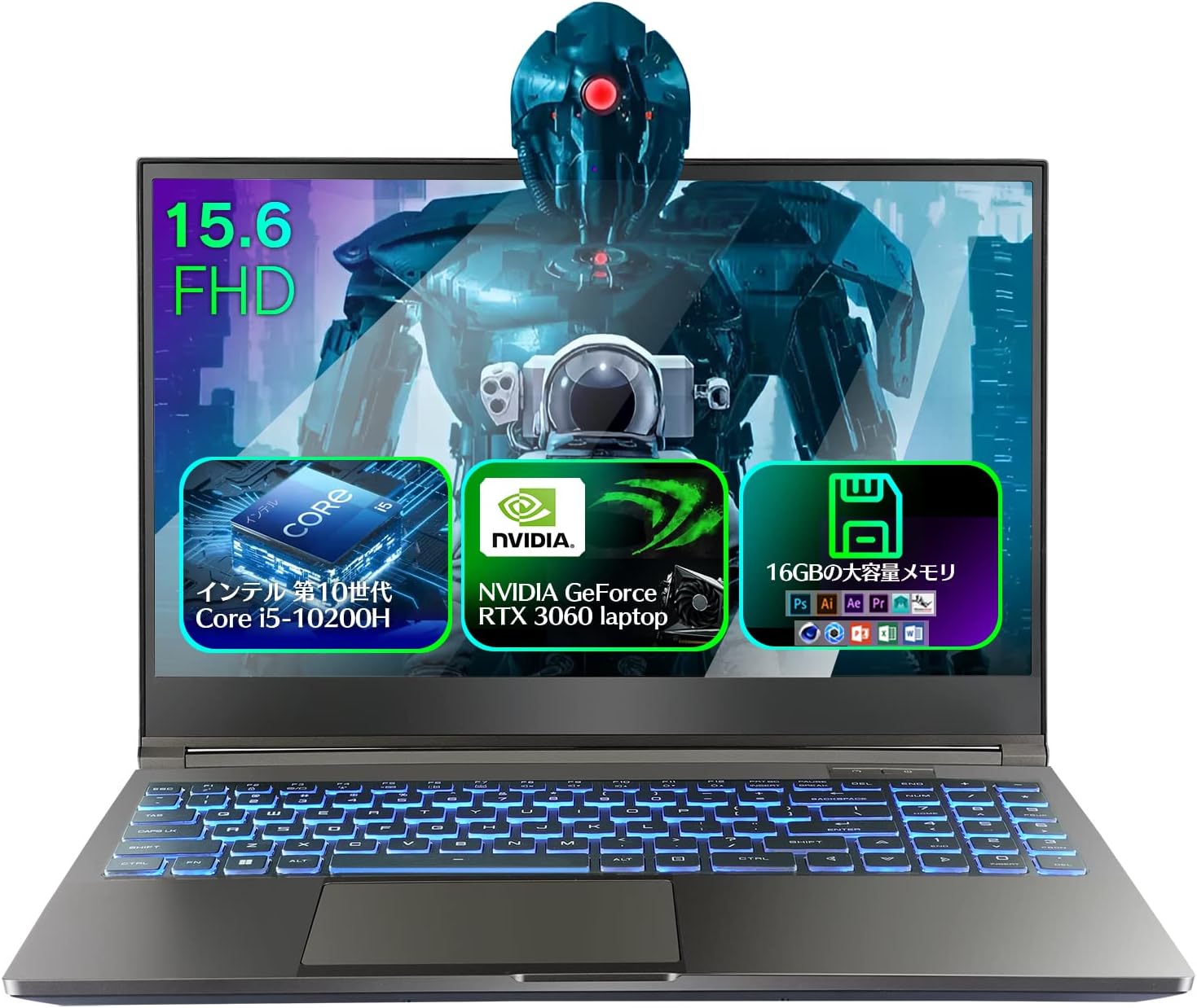 Amazon.co.jp ゲーミングノートpc RTX 3060 Core i510200H 15.6型 FHD 144Hz Win11