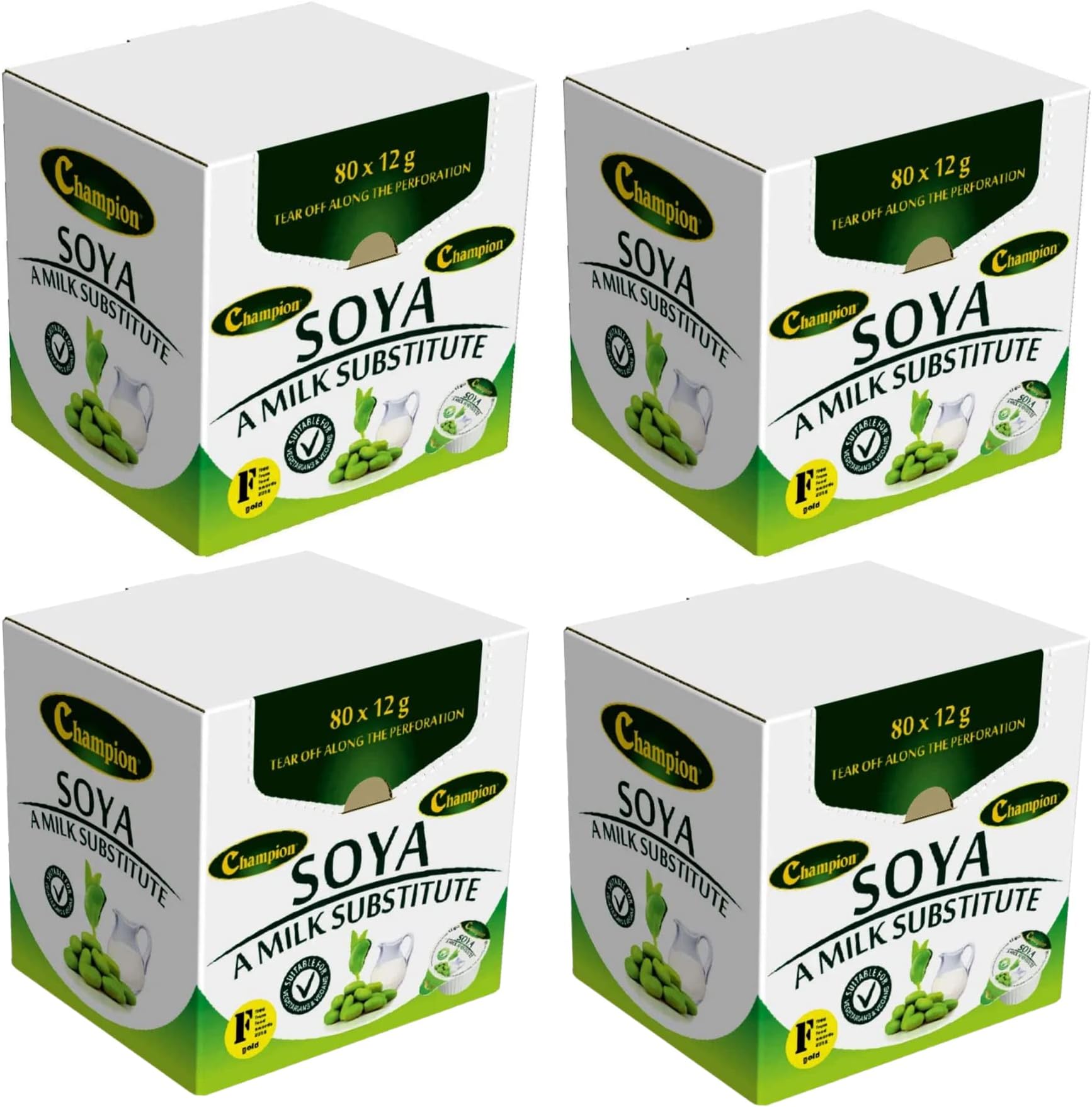 SOYA Milk Substitute 320 Pots Vegan Dairy-Free from Great British Trading