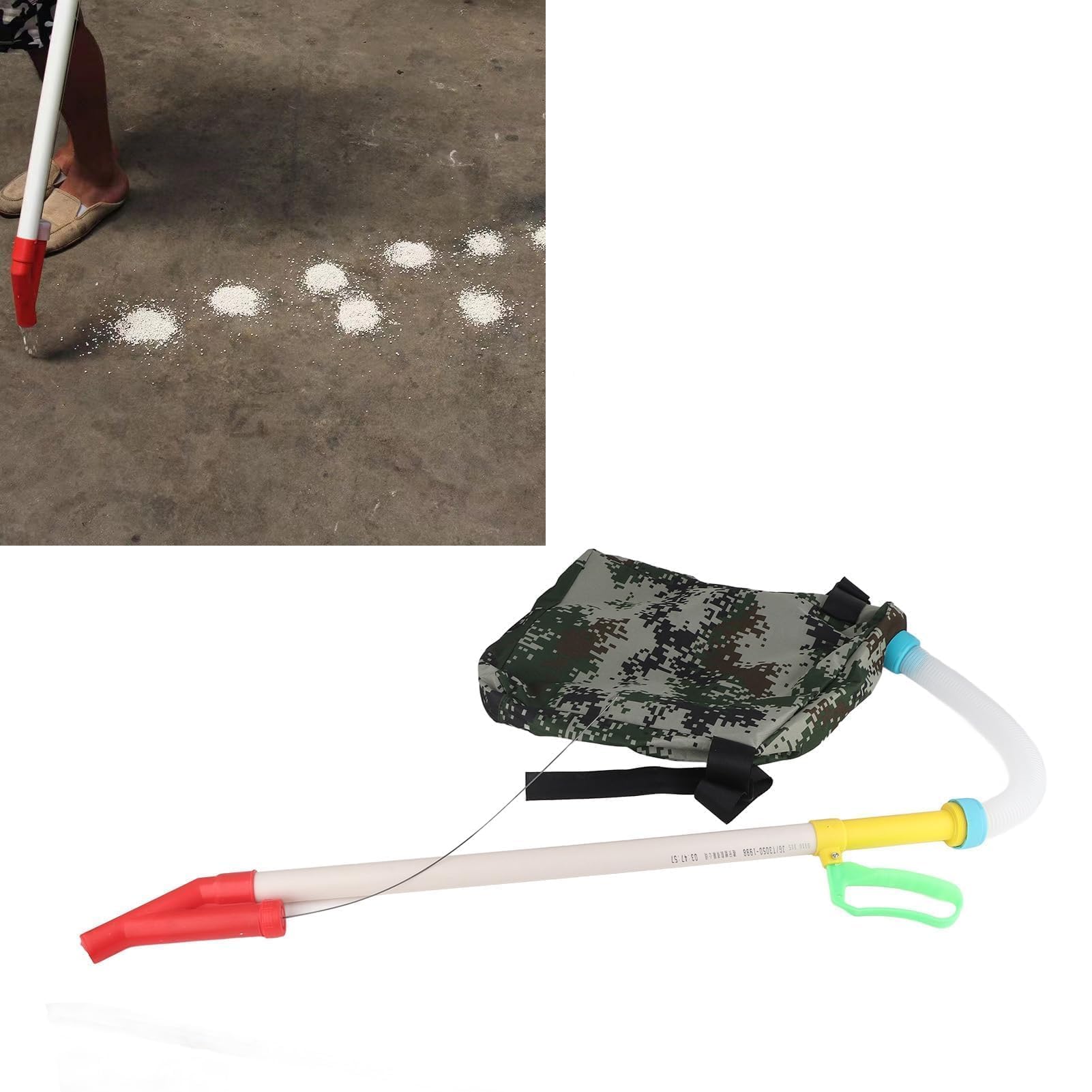 Épandeur D'engrais de Style Sac à Dos, Outil de Fertilisation D'épandeur D'engrais Manuel avec Bouton Réglable pour Les Arbres Fruitiers de Canne à Sucre de Légumes de Maïs