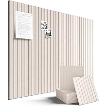 Fluxynara Large Felt Bulletin Board 48" x 36" Cork Board Alternative-12 Pack with 70 Safe Removable Adhesive Tabs, Cork Boards for Walls Cork Board for Home Office Classroom Pin Board (Oatmeal)