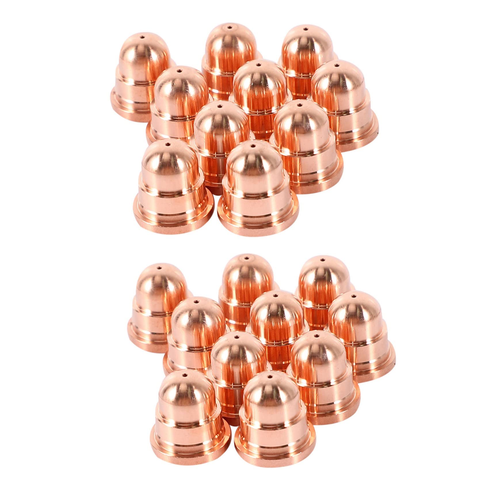 Jnchdghwa Copper Color 20Pcs 45A Nozzle 220930 Nozzle For Plasma Cutting Torch Consumables Finecut Processes Welding & Soldering Supplies