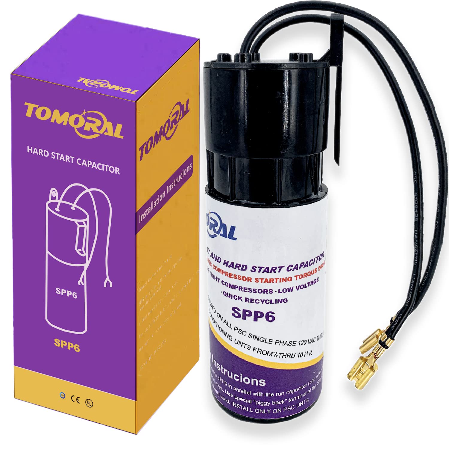 SPP6 Hard Start Kit for Air Conditioner PTC Relay Start