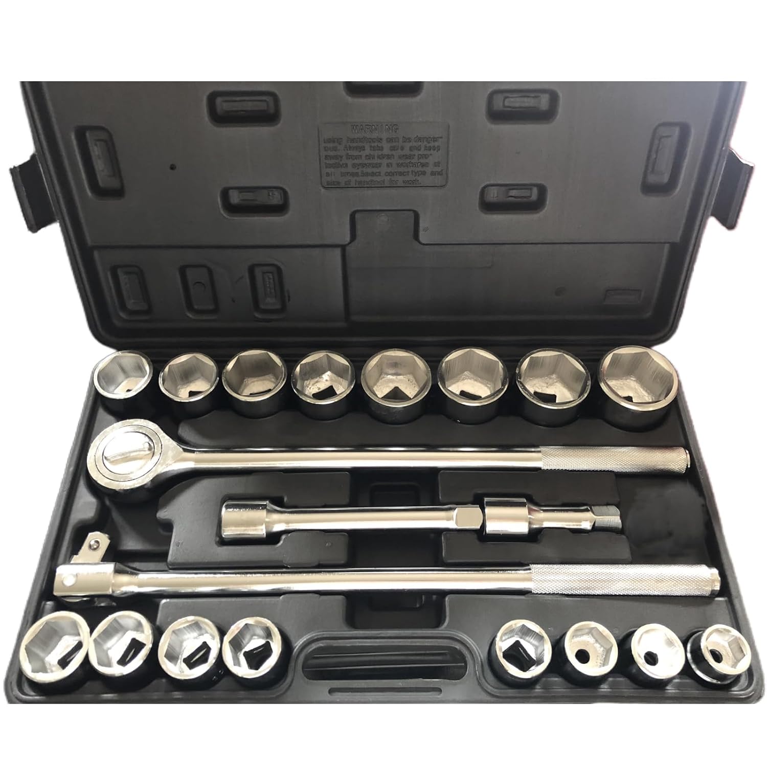 TONYNOL 3/4 Inch Drive Socket Wrench Sets,21-Piece,Metric Size(19-50mm),6-Point,CR-V Steel Sockets with Adapters and Ratch... - Review, Price and Buying Guide