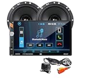 Dual XCP1101SP 7-inch LED Digital Media Touch Screen Double DIN Car Stereo &vert; Push to Talk Assistant &vert; Backup Camera Included &vert; Bluetooth &vert; USB Fast Charging &vert; microSD &vert; &lpar;2&rpar; 6&period;5" Speakers Bundle