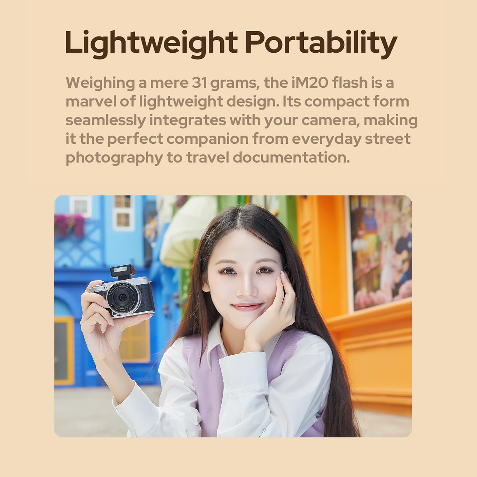 Amazon.com : Godox Flash iM20 Mini Flash - Camera Flash with 5