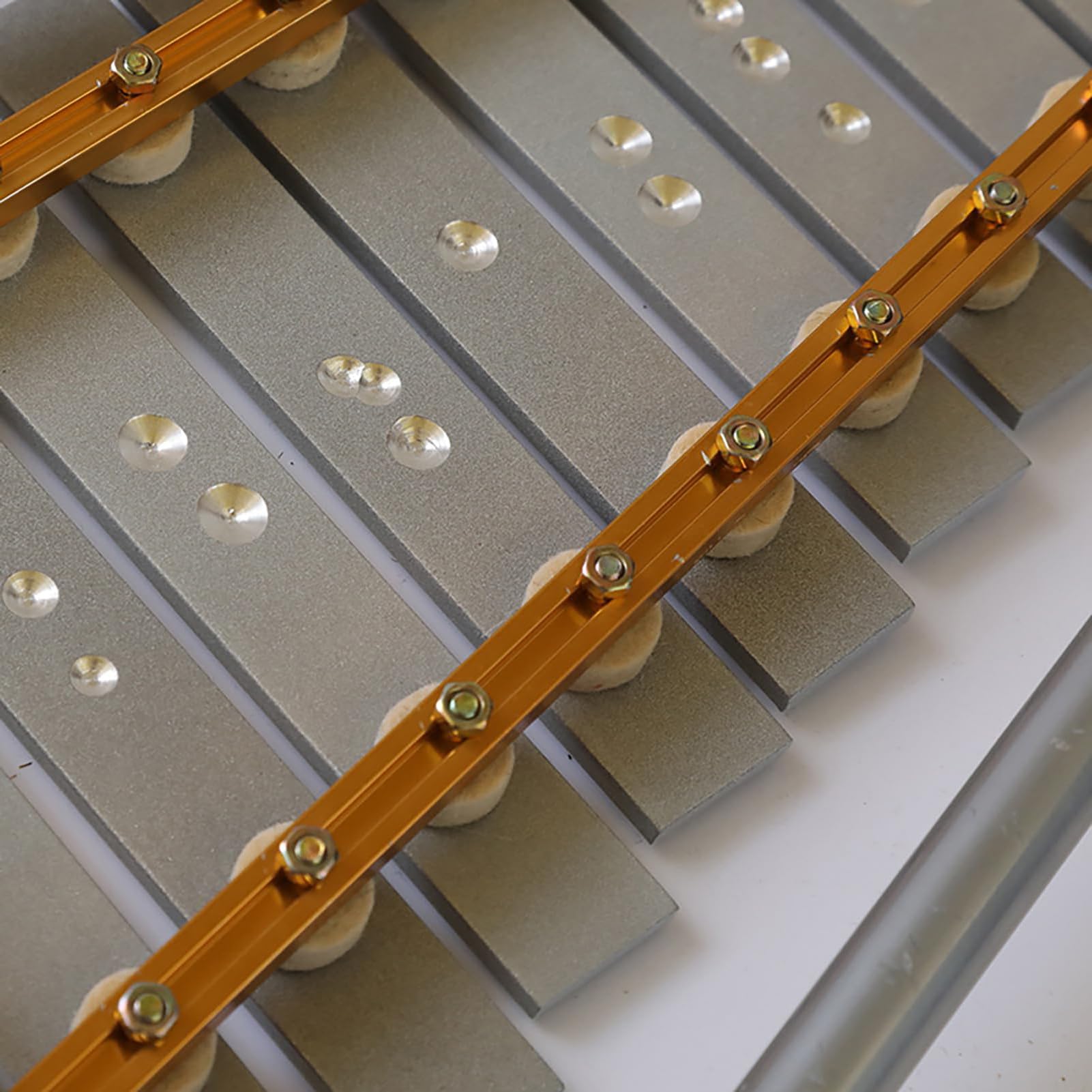 Glockenspiel Instrument, zestaw dzwonków perkusyjnych ze stopu aluminium, z młotkami i akcesoriami, zestaw perkusyjny dla początkujących uczniów do nauki i ćwiczeń