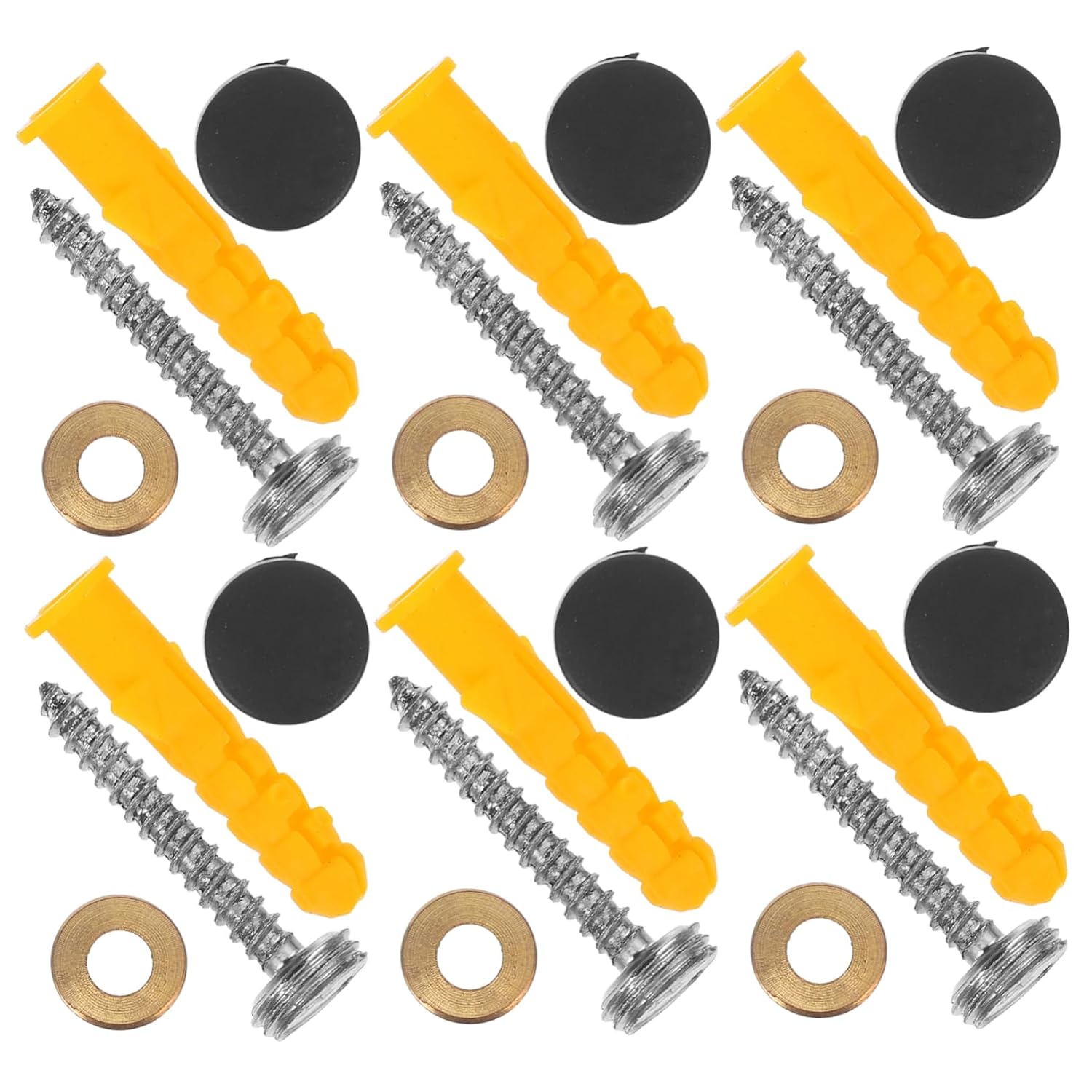 20 Set Screw Cap Covers for Mirror Fasteners, Plastic