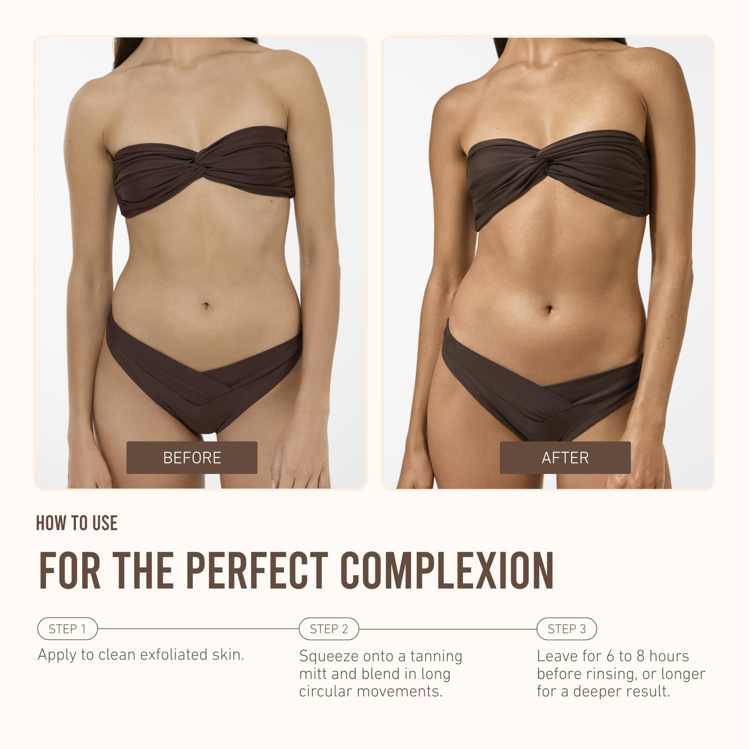 VITA LIBERATA Fabulous Loción bronceadora gradual oscura, teñida, de aspecto natural, diseñada para cara y cuerpo, fórmula de secado rápido, formulada con ácido hialurónico, 6.7 onzas líquidas