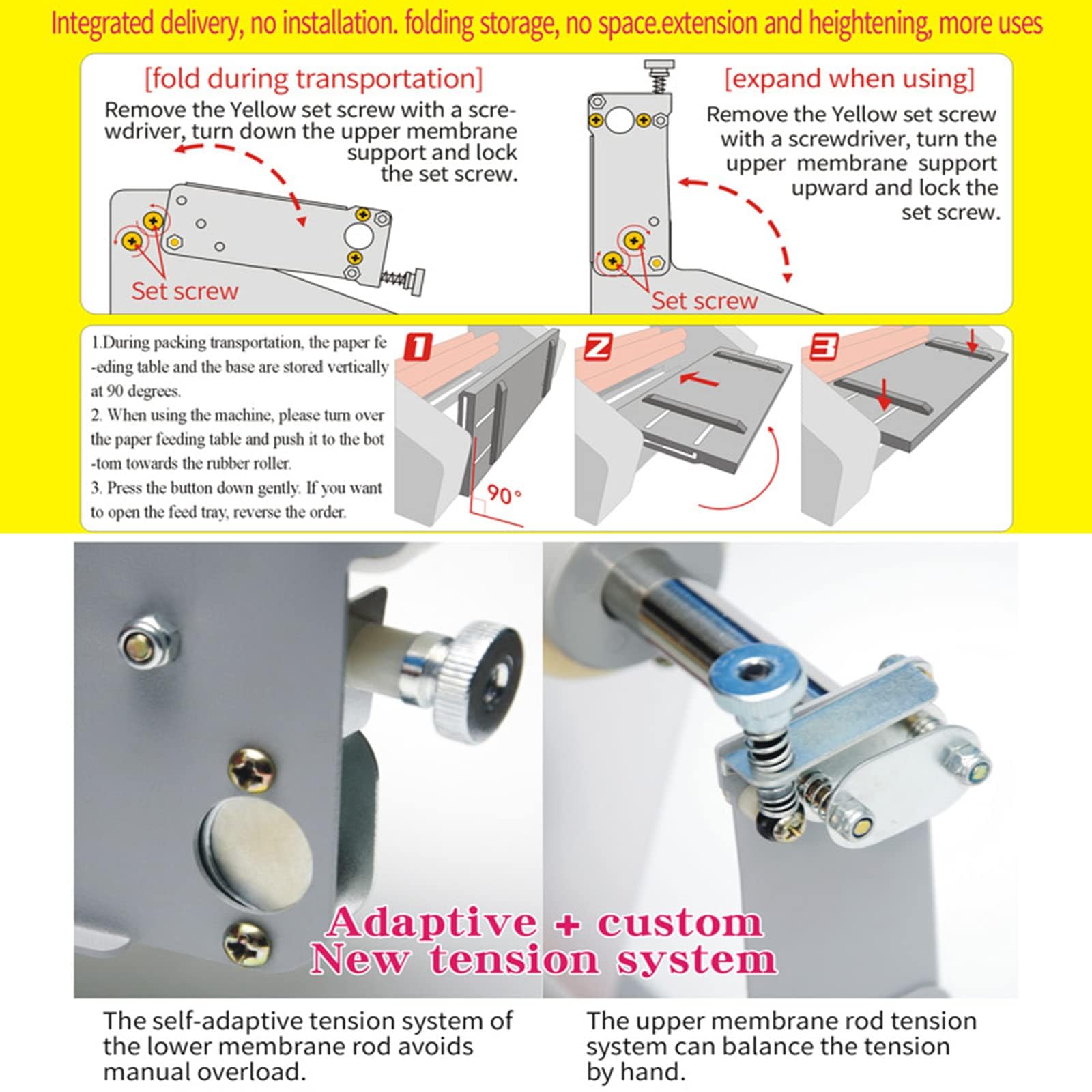 Plastificatrice a Rullo A2+, plastificatrice a Caldo e a Freddo da 440 mm, plastificazione Fronte/Retro e Fronte Singolo con Controllo Digitale 0-180℃