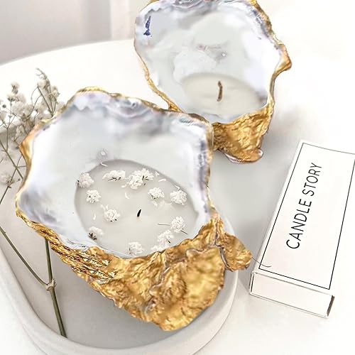 Miniatura 6 de YOUKE OLA 36 conchas de ostras grandes de 5 a 6 pulgadas, conchas de ostras a granel para decoración del hogar, relleno de jarrones, adornos,