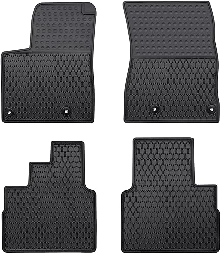Alfombrillas de coche personalizadas para Nissan Rogue 2025 2024 2023 2022 2021 (no Rogue Sport o modelos seleccionados) Forro de goma inodoro para