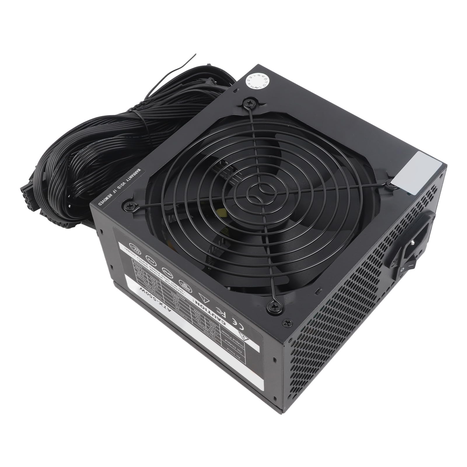 Zasilacz 550W, Cichy Wentylator 120 Mm, Wielopoziomowa ochrona.
