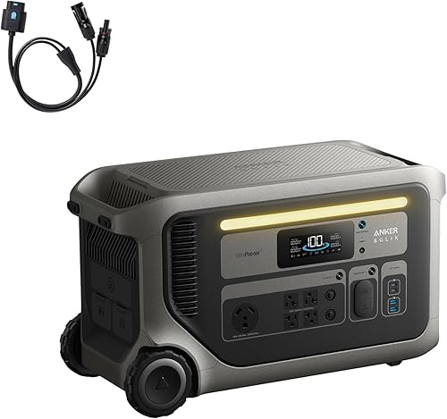 Anker SOLIX Estación de energía portátil F3000, 3,072 Wh, recarga de 6,000 W, generadores solares para uso doméstico, ampliable a 24 kWh, funciona disponible en Yaxa Guatemala