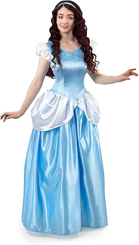 Little Adventures Disfraz de princesa de Cenicienta encantada para mujeres adultas