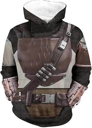 Adult Mens Hoodie Star 3D Print Cosplay Pullover Sweatshirt As Shown Large