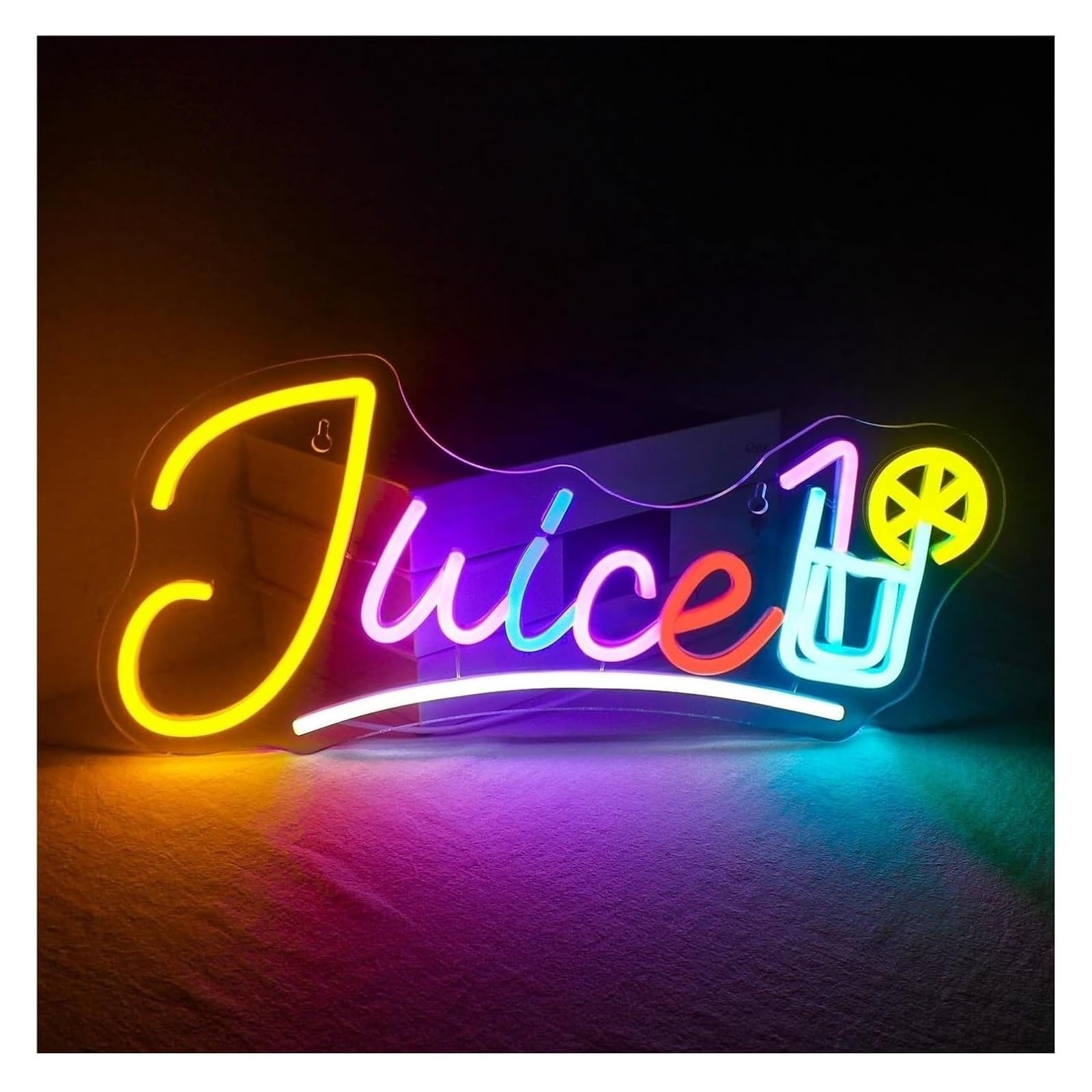 Zynther Neon lamp Neon Light Decoration Juice for neon Sign LED Wall Decor for Shop Party Cafes Pubs Restaurant Bedroom