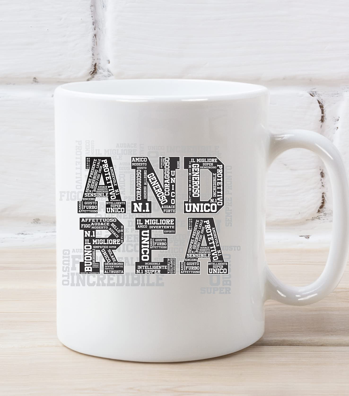 Tazza Personalizzata Andrea - Mug Compleanno In Ceramica 11oz, Idea Regalo Simpatica - 3