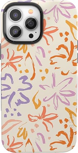 Miniatura 969 de Casely Funda para iPhone 13 Pro Max Jardín dorado Floral de girasol amarillo Compatible con MagSafe Diseño protector audaz Jardín Dorado