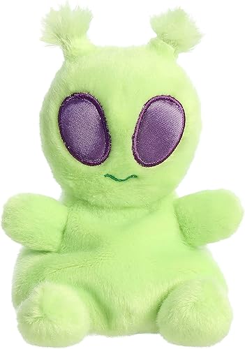 Aurora® Adorable Palm Pals™ Ross Alien™ Animal de peluche, diversión de bolsillo, juego sobre la marcha, verde, 5 pulgadas