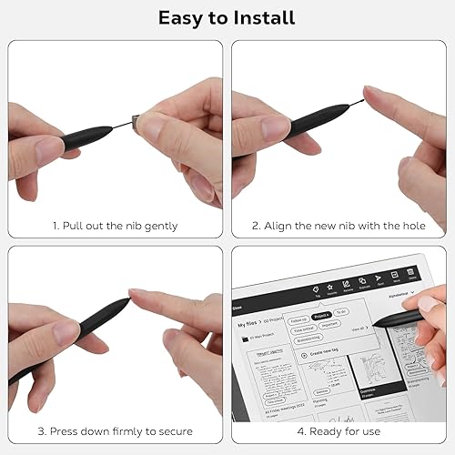 Miniatura 6 de MoKo Lápiz óptico para Surface, Surface Pro 98X7+6543, Surface Go 32Go, Surface Laptop 4321, Surface Book 321, lápiz óptico con sensibilidad a la