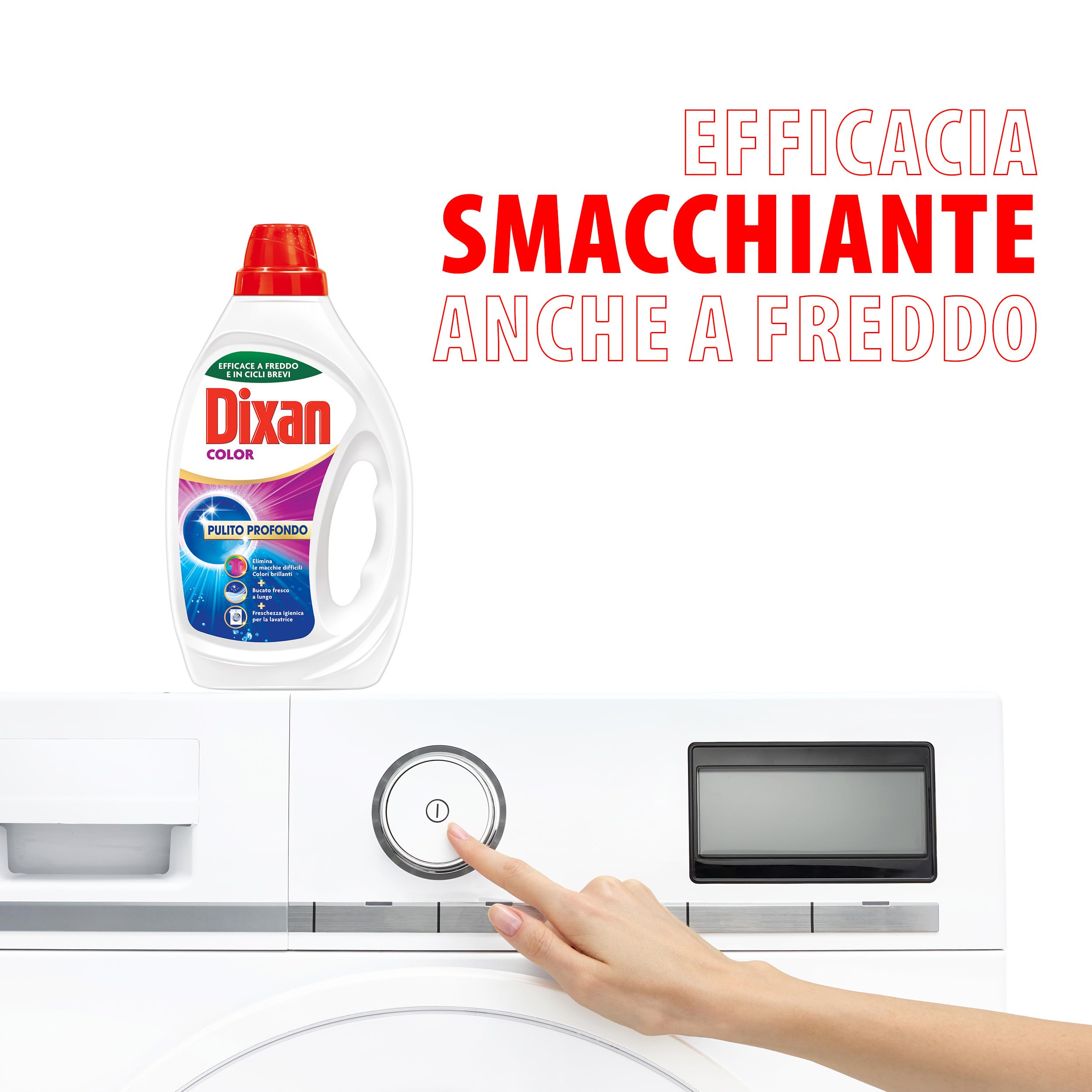 Dixan Liquido Color Detersivo Lavatrice (4 confezioni da 42 Lavaggi), Detersivo liquido lavatrice per colori vivaci, pulizia profonda del bucato e freschezza igienica per la lavatrice