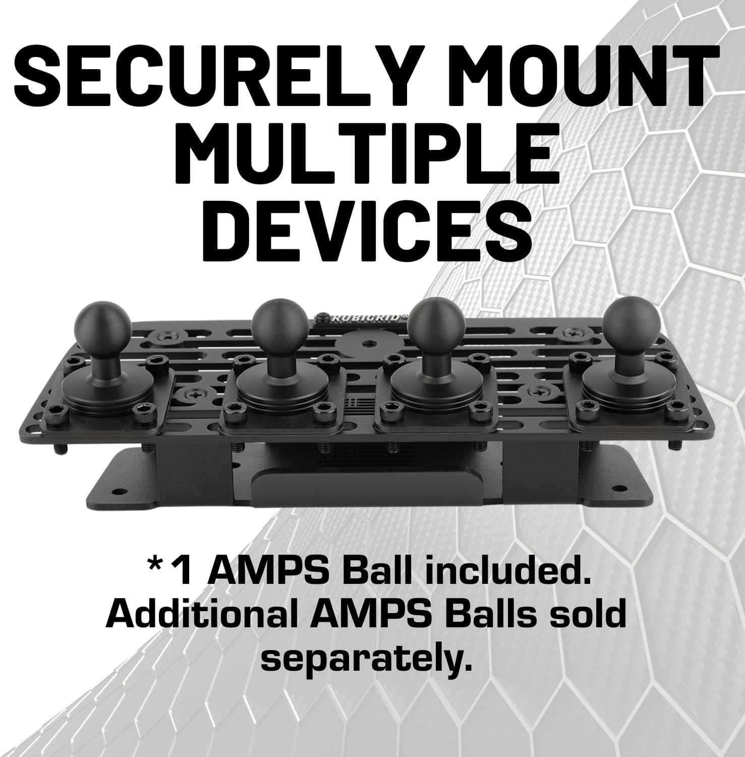 Bulletpoint Mounting Solutions RubiGrid Metal Dash Mount Phone Holder Compatible with 2025+ Ford Maverick