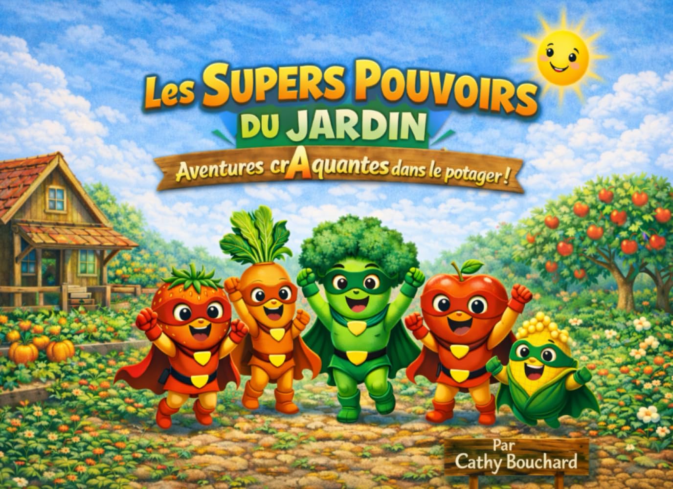 Les Super Pouvoirs du Jardin: Aventures crAquantes dans le potager (Petites histoires sympas !)