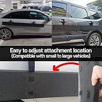 Vista 5 de NKS - Protector de abolladuras para puerta de automóvil, no magnético, extraíble para borde de puerta y protección de parachoques