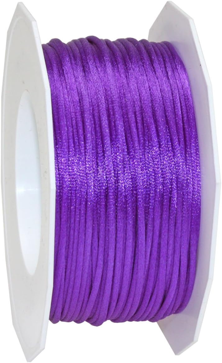 C.E. Pattberg Präsent - Rhein Cord Ribbon Black 3 mm Width, 50 m Length