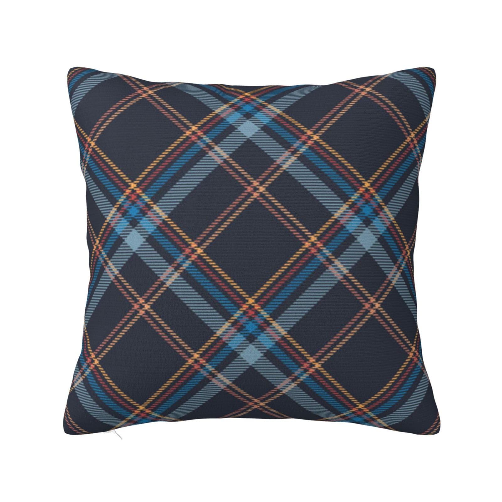 Christmas Tartan Pillowcase 22"x22"