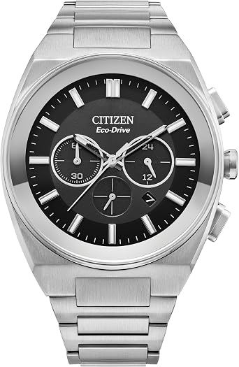 Citizen Mens Eco-Drive Modern Axiom Watch, Stainless Steel Case, Chronograph