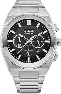 Men's Eco-Drive Modern Axiom Watch, Stainless Steel Case, Chronograph