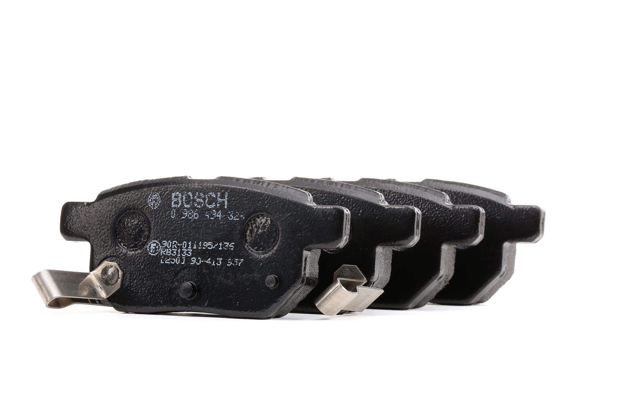 Bosch Bosch BP1218 - Brake Pads Car Rear Axle - Bosch Quality - Reduced Noise and Dust - ECE-R90 Certified - Copper-Free - 1 Set of 4