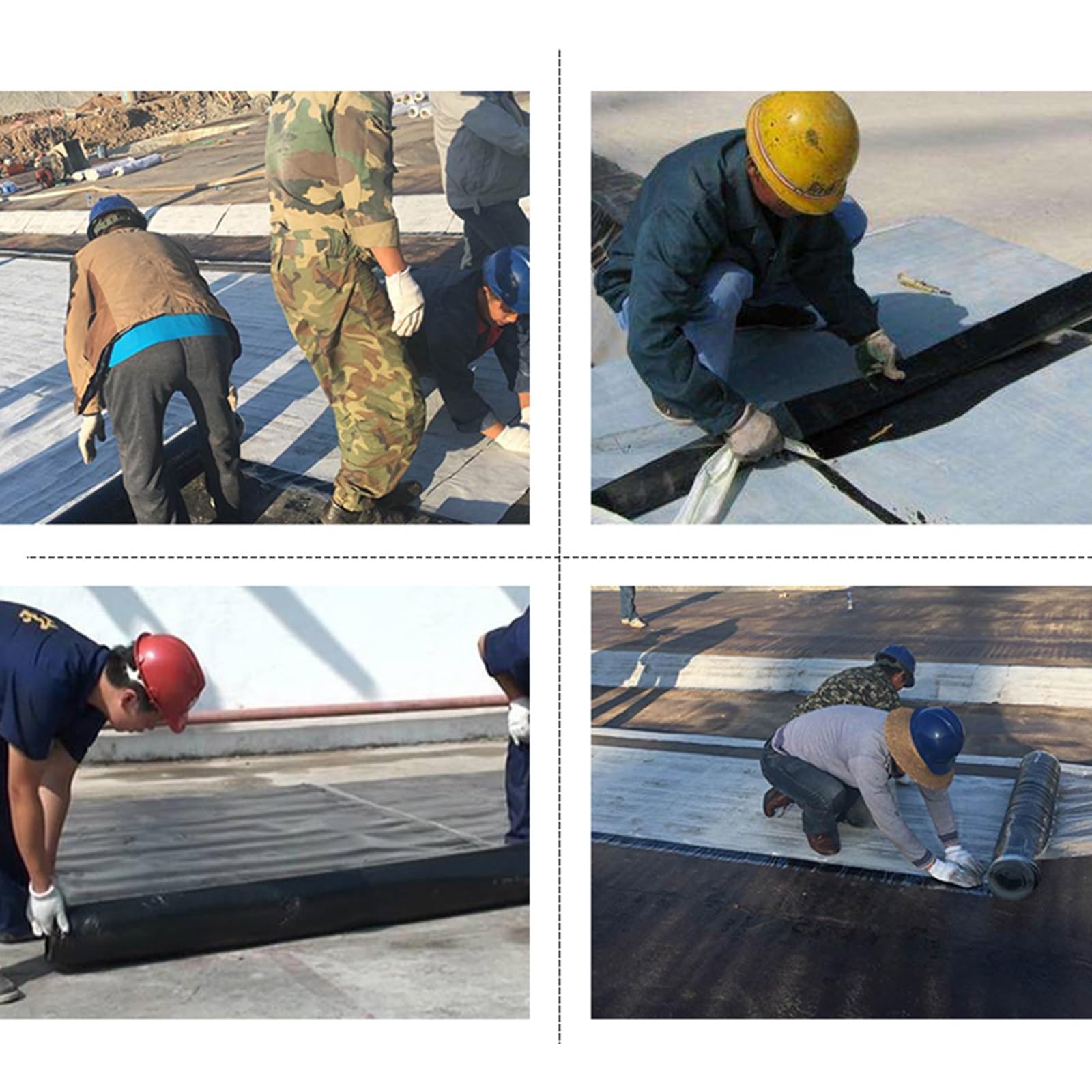 Banda Autoadhesiva Bituminosa,Cinta de Reparación,Tela Asfaltica Autoadhesiva,Rollo Adhesivo de Tela Asfáltica,cinta de reparación impermeable,Aislamiento Térmico(THK1.5mm/W0.3*L5m)
