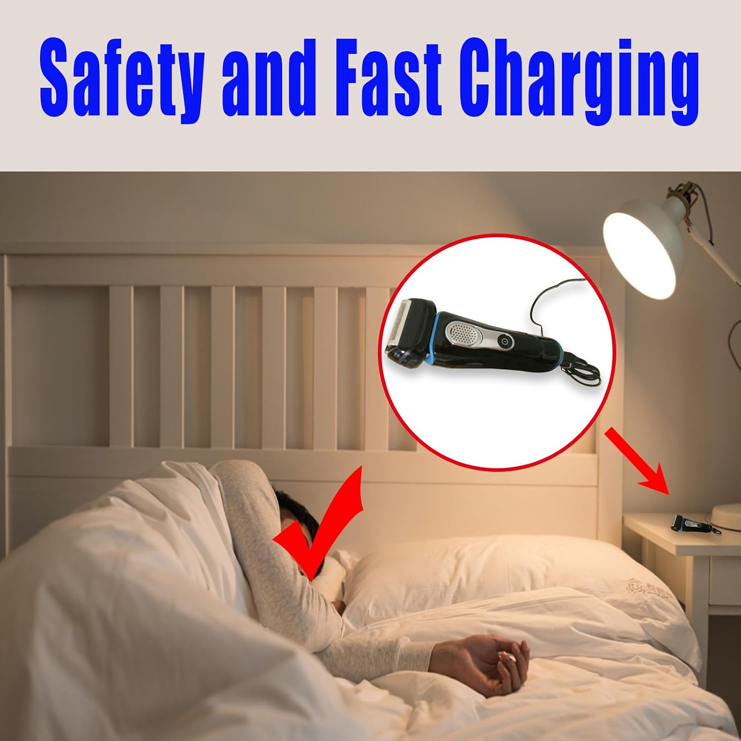 12V Charger Compatible with Braun Shaver S3 S6 S7 S8 S5 S9 S1 Series 1 3 5 6 7 8 9 340 3040s 390cc 720 790cc Wall Power Adapter Charging Cord for Electric Razor Trimmer