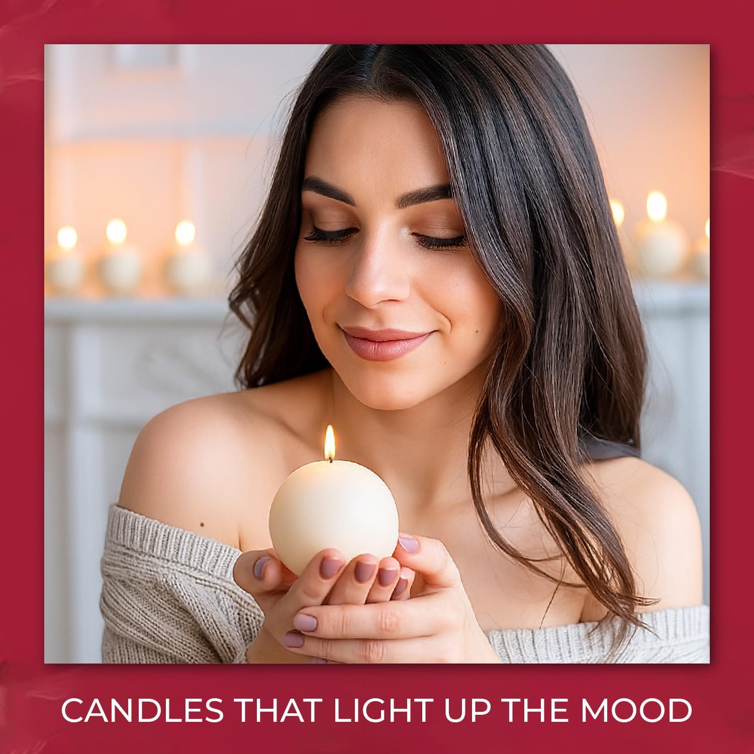 Biedermann & Sons Champagne Round Candles (Set of 4), Unscented Dripless Balls, 2.5" Spheres, 8 Hour Burn, for Centerpieces and Home Decor - Image 2