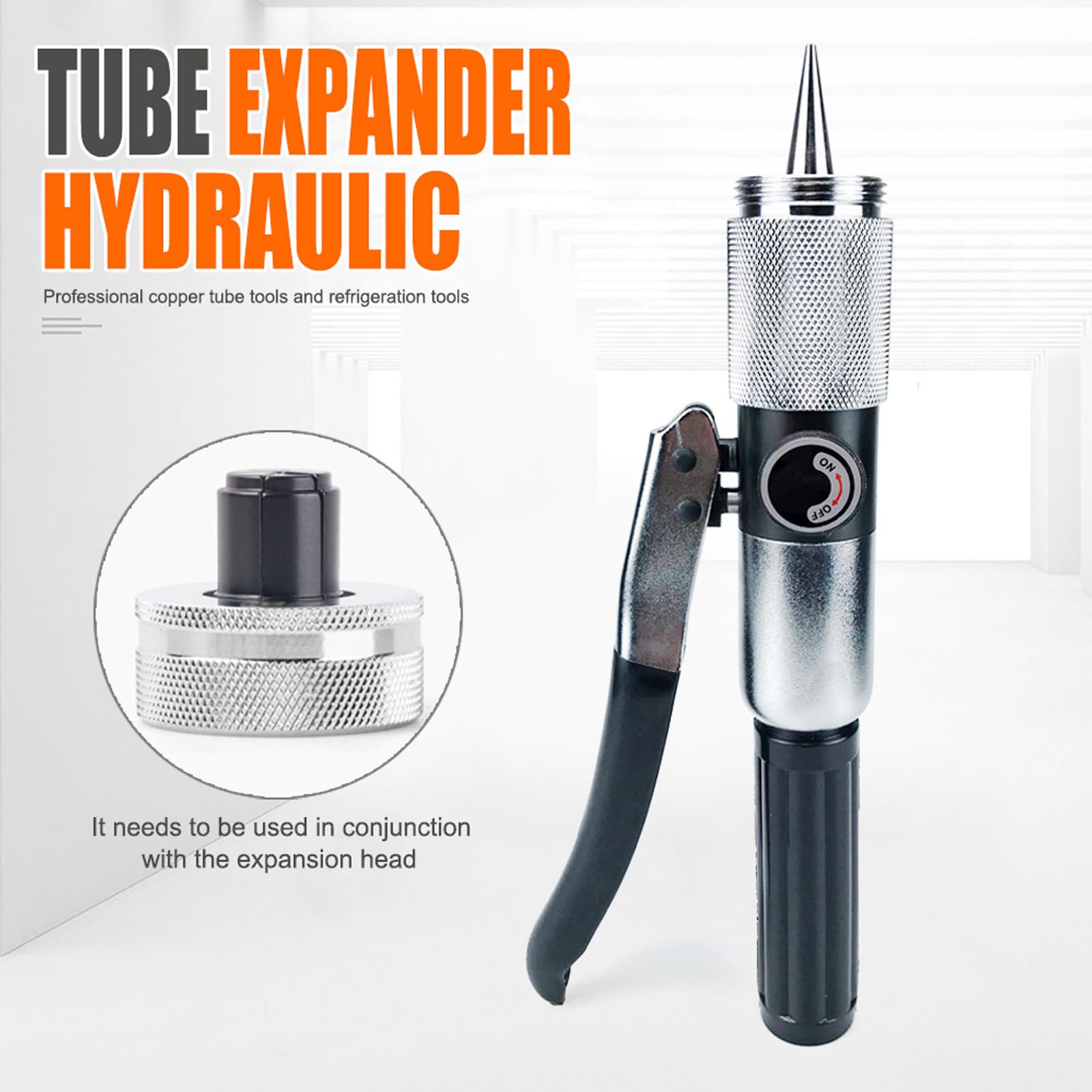 Herramienta de ensanchamiento de tubos de metal de 10 ~ 42 mm con palancas, herramienta de expansión de tubo para proyectos de fontanería y HVAC, expansión de metal