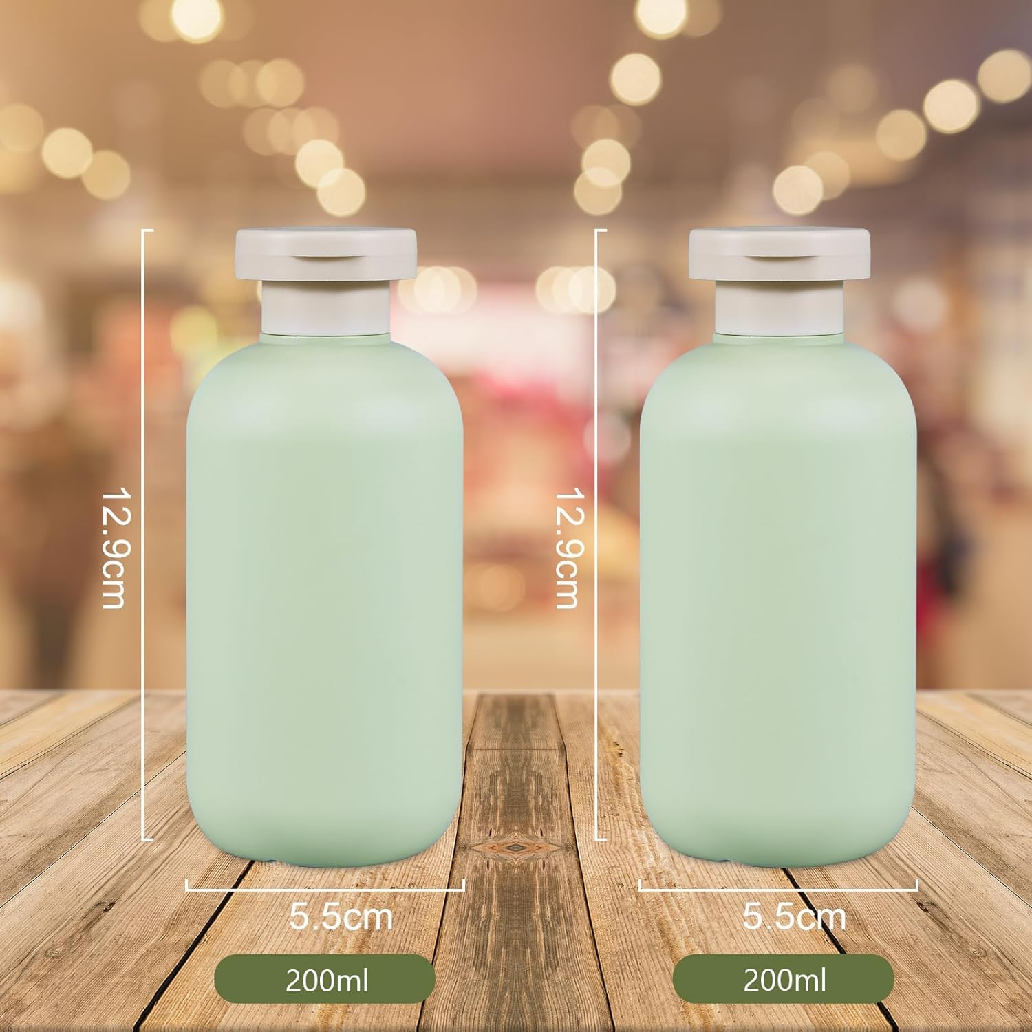 Amazon.co.jp: 200ml空のトラベルシャンプーボディソープボトル  