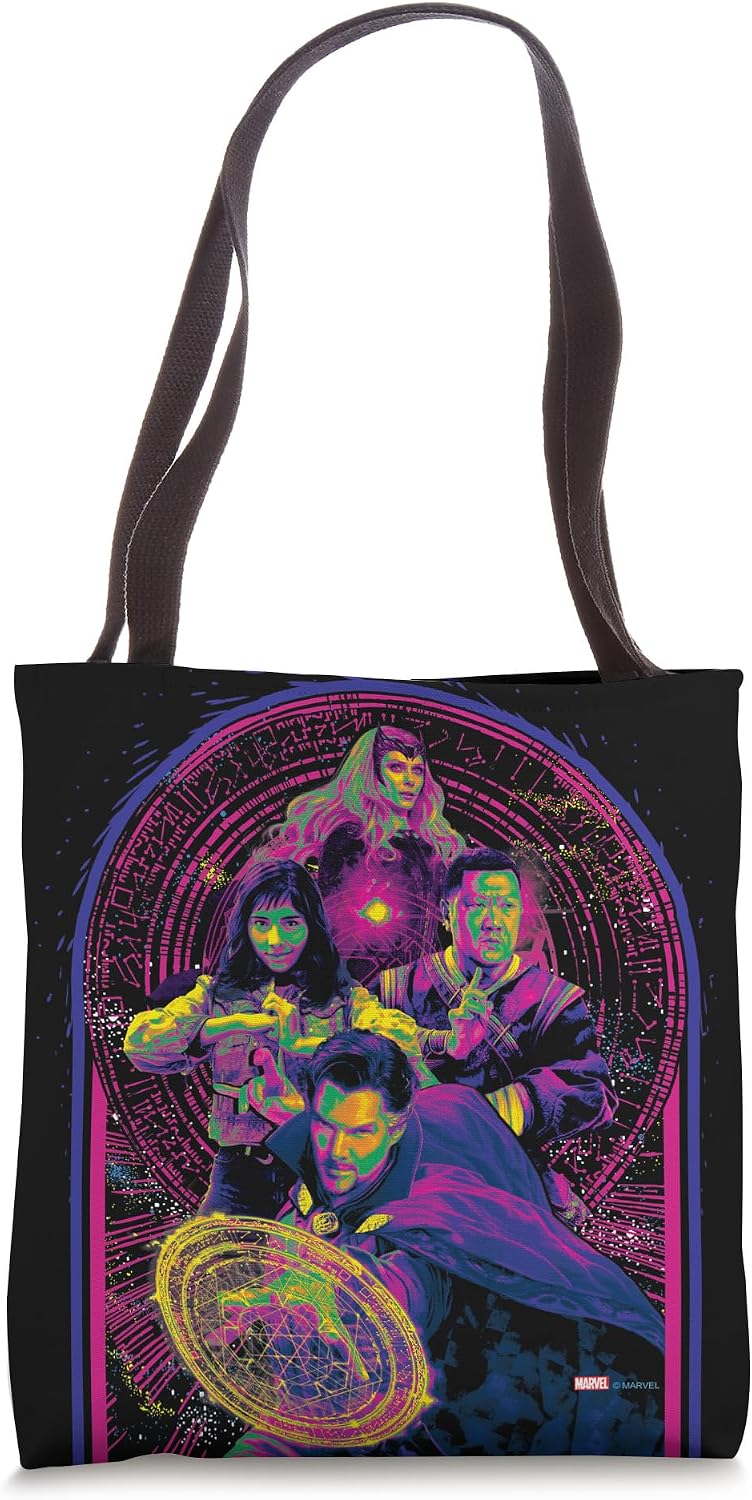 Marvel Doctor Strange Multiverse of Madness Colorful Cosmos Tote Bag
