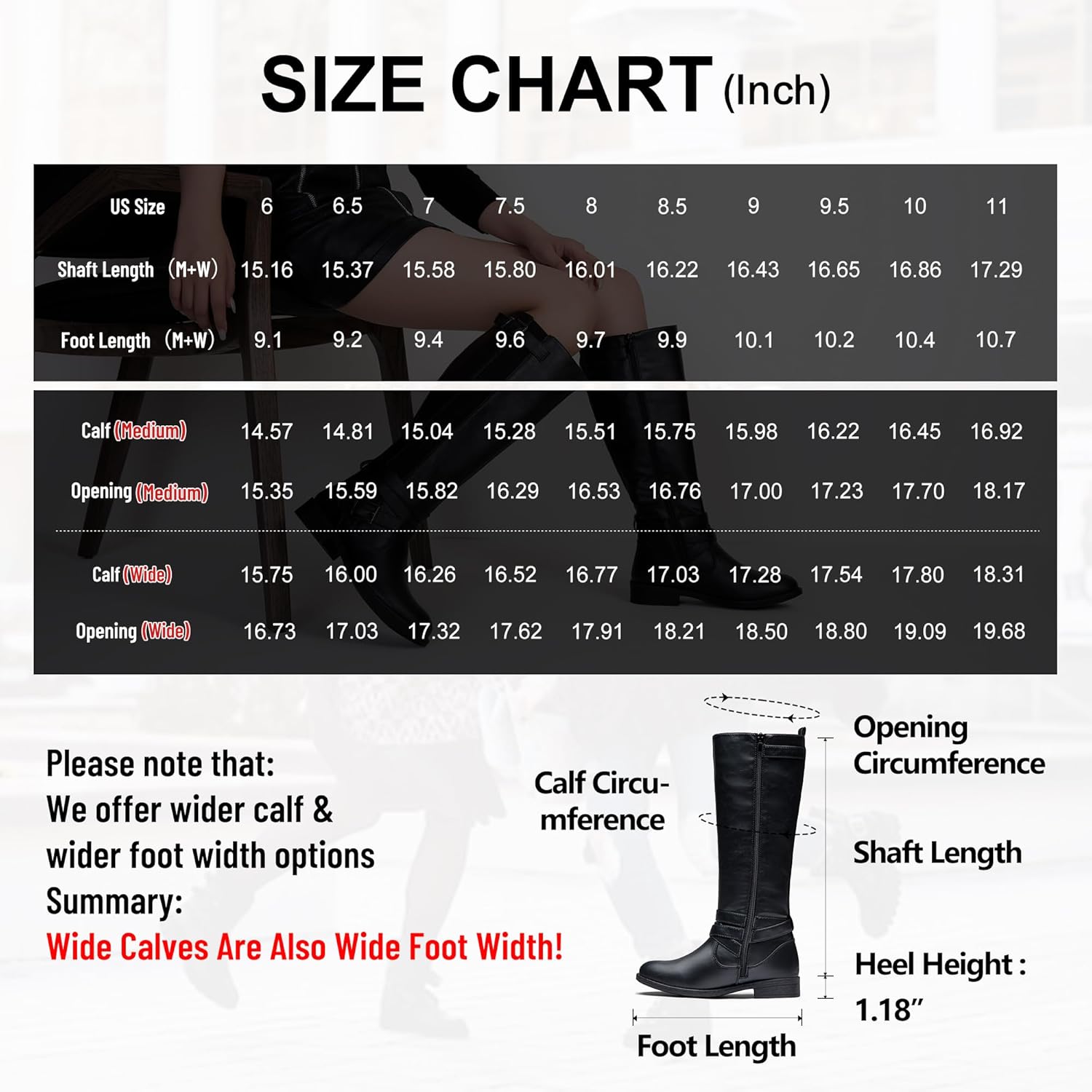 Vepose Women's Riding Knee High Boots Calf Tall Stretch Retro Low Heel 952 Boots with Zipper - Image 3