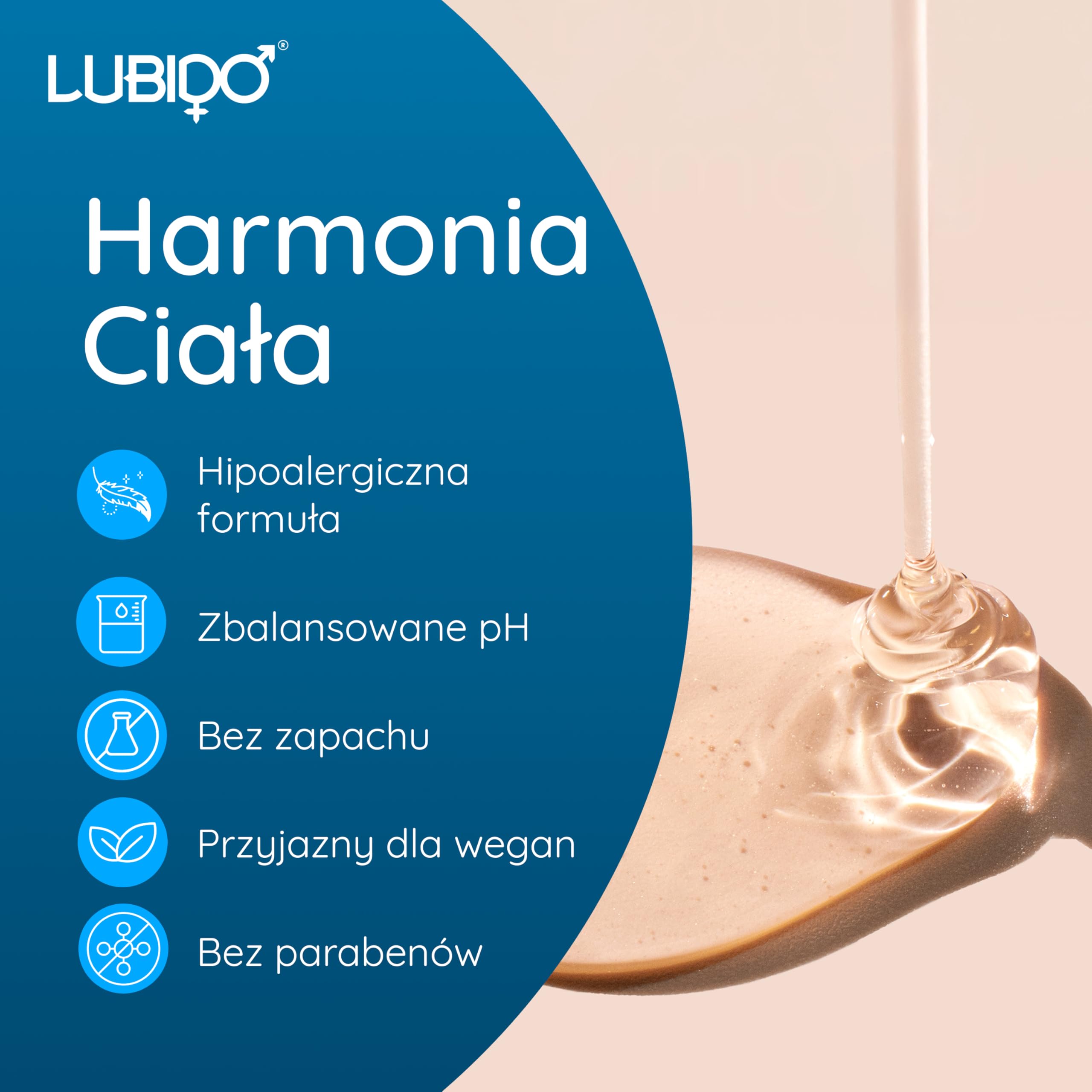 Lubido Original żel intymny na bazie wody bez parabenów - 250ml
