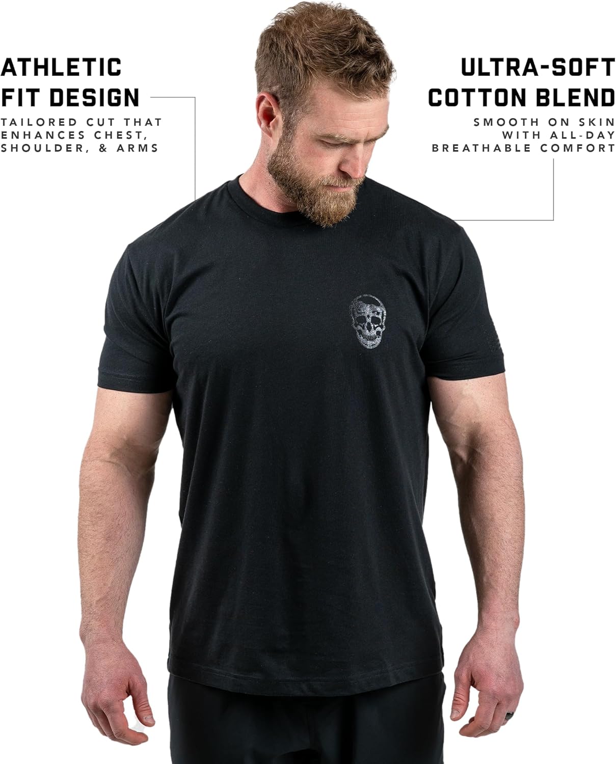 Gymreapers Valor Moisture Wicking T-Shirts for Men - Short Sleeve Workout Gym Shirts - Running Athletic Tees & Dry Fit Tshirt - Image 4