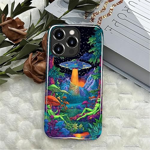 Miniatura 417 de Funda para iPhone 11 Pro Funda, Diseño de Patrón de Mosaico de Vidrio en Tono Verde - Protección Dual Híbrida Silicona + PC Duro Resistente a Golpes