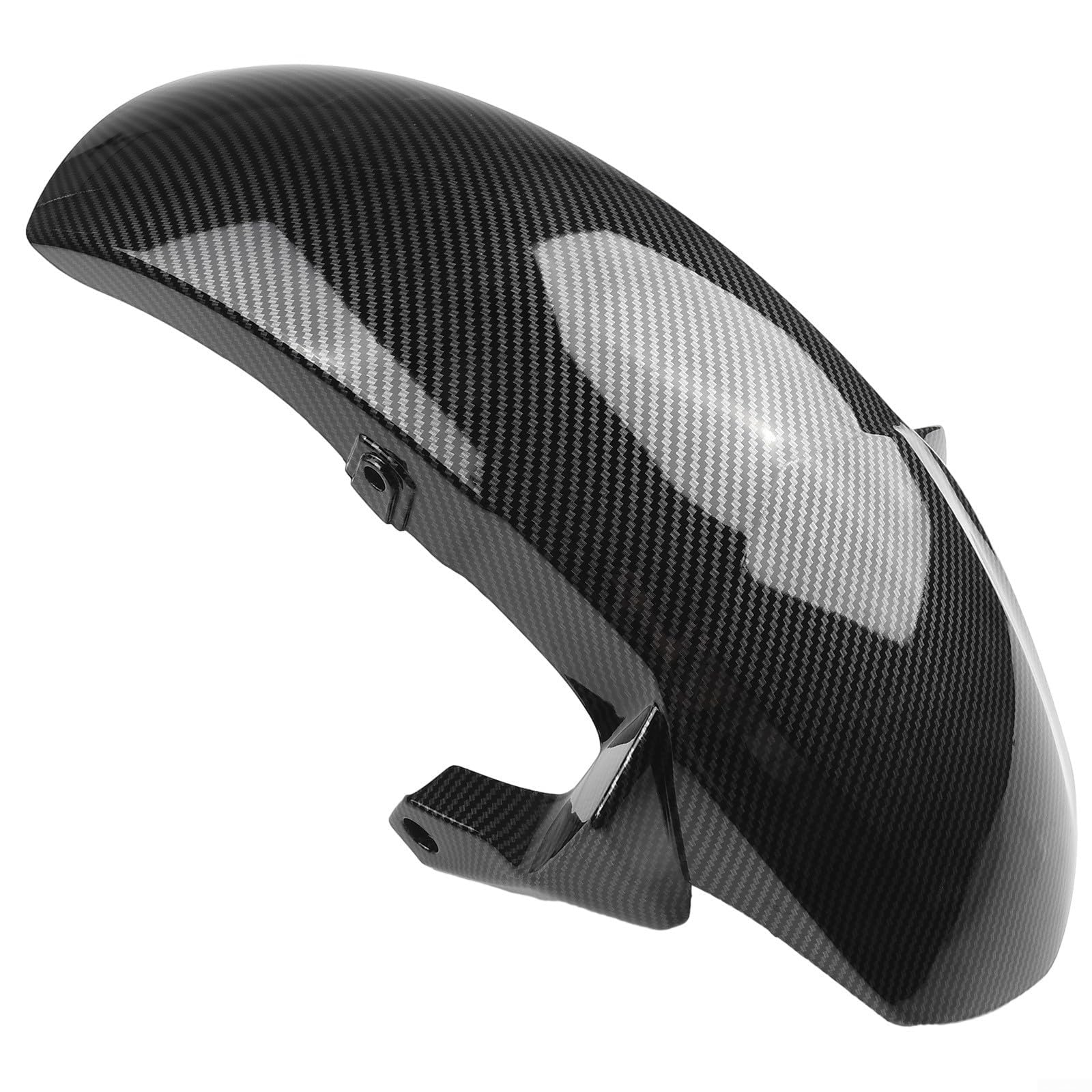 Parafango anteriore per Kawasaki 650 ER6F ER6N 12-16 nero effetto carbonio ABS copertura ruota per montaggio paraspruzzi