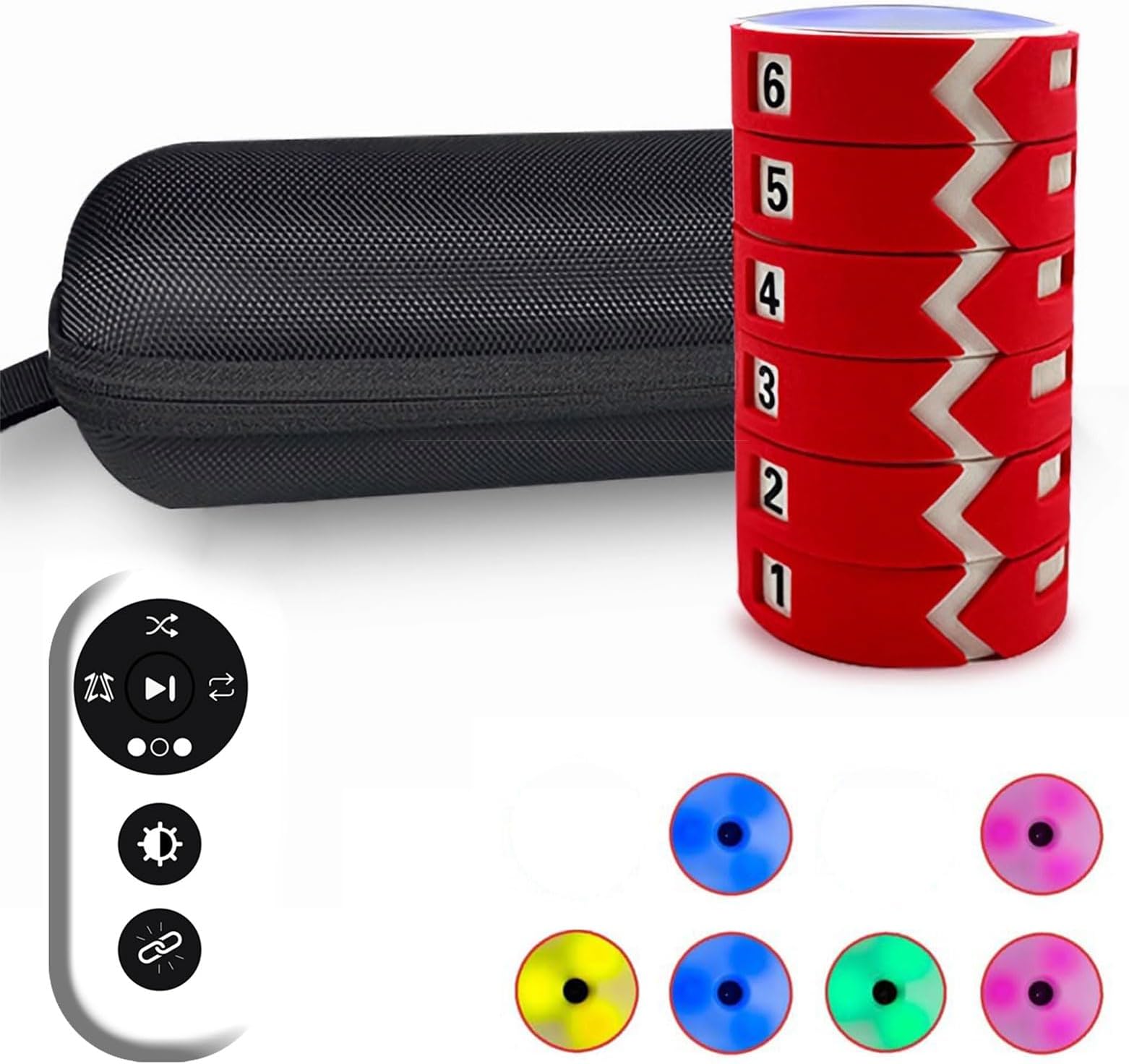 Agile Reaction Speed Training Equipment with 4 Modes, Remote Control for Hand-Eye Coordination and Agility Enhancement