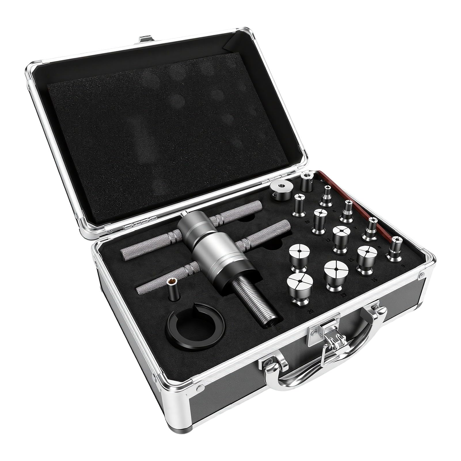 banapoy Herramienta de Extracción de Cojinetes de Buje de Bicicleta, Extractor Cojinetes Pinza Expansible, para Reparación Interiores 6 a 20 Mm y Exteriores de 14 a 39 Mm