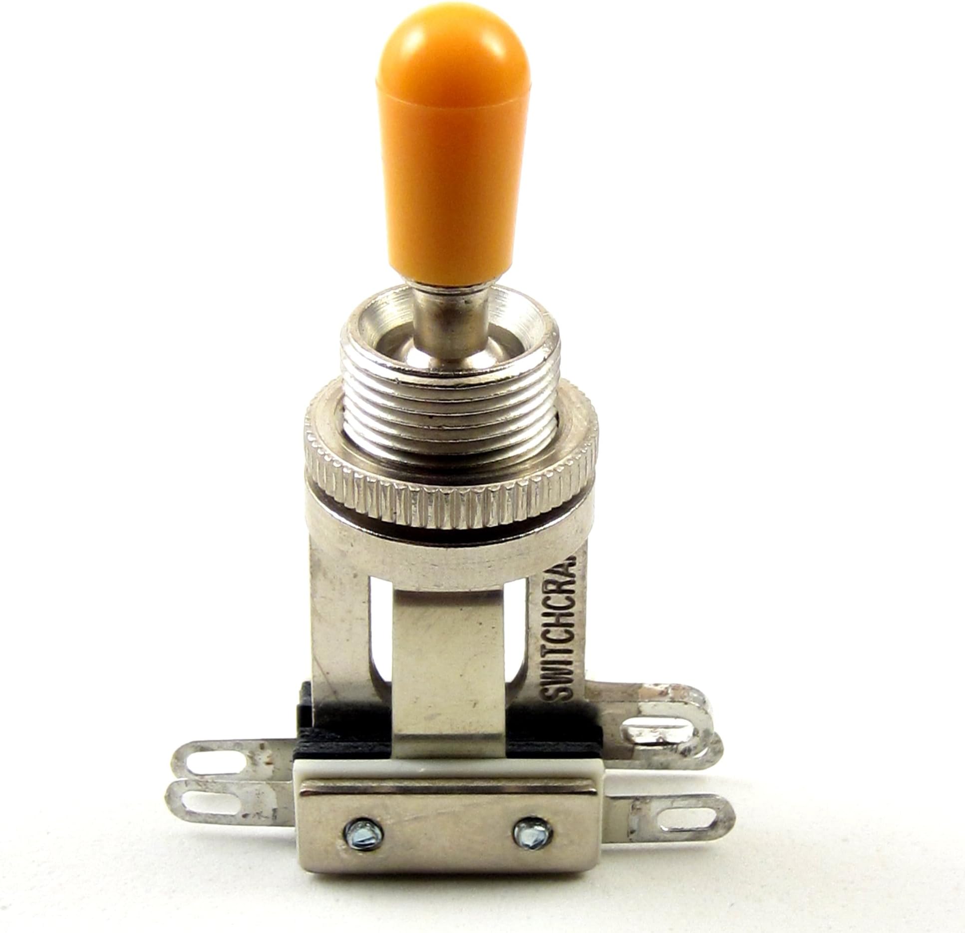 Switchcraft 3-Way Short Toggle Switch w/ Genuine Switchcraft Amber Tip