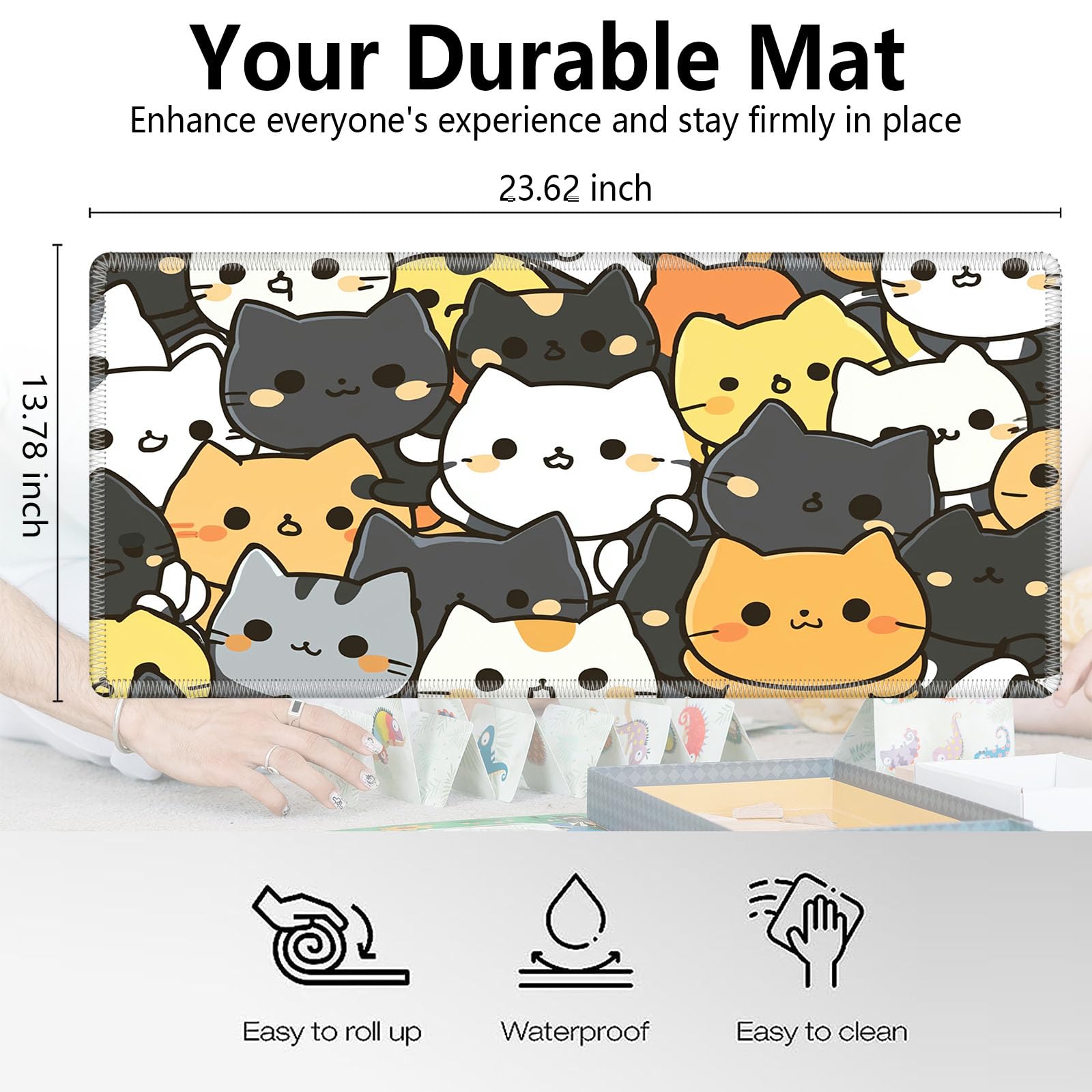 Amazon.com: GFRGTFHYT for MTG Playmat, Game Play Mat for MTG TCG