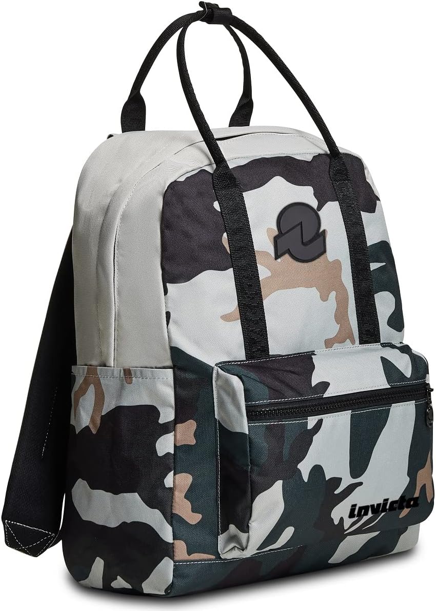 Invicta Backpack, VAX, Eco-friendly Knapsack & Handbag, Casual Daypack, for Office Day Trips & Commuting, for School Sport - Image 4
